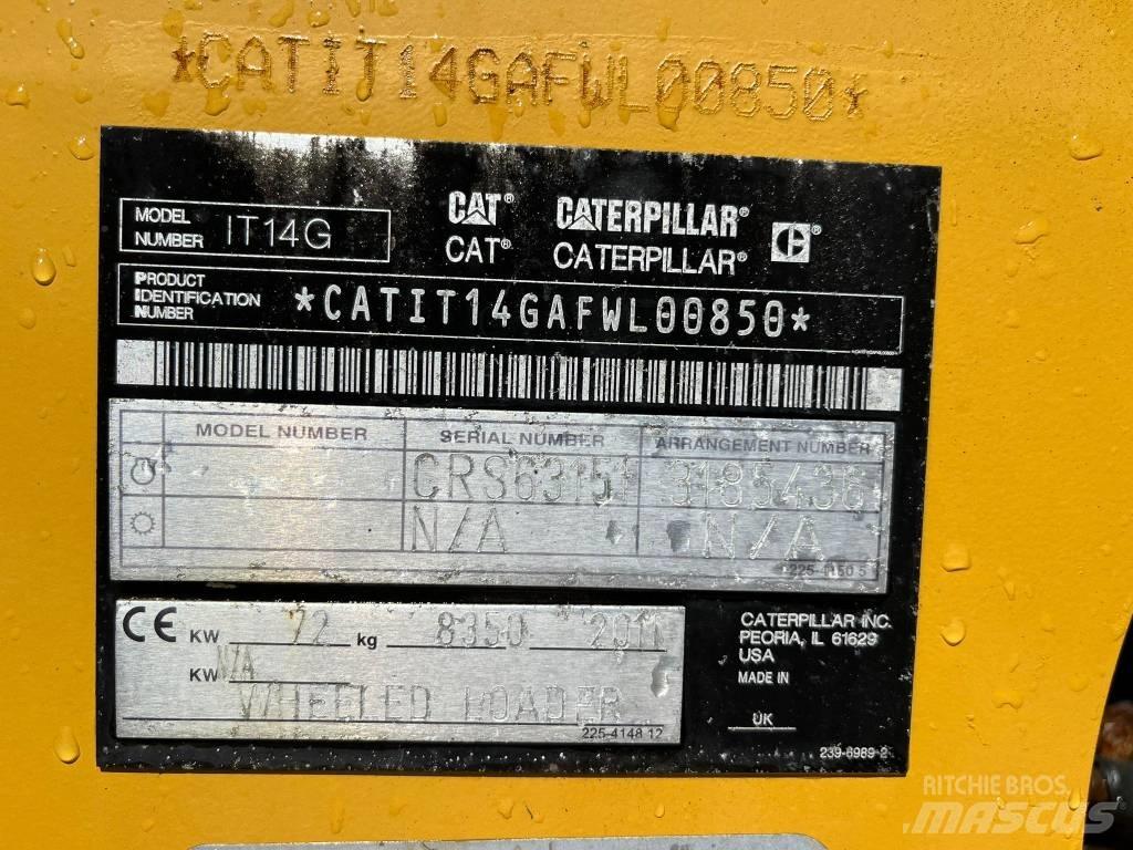 CAT IT 14 G Фронтальні навантажувачі