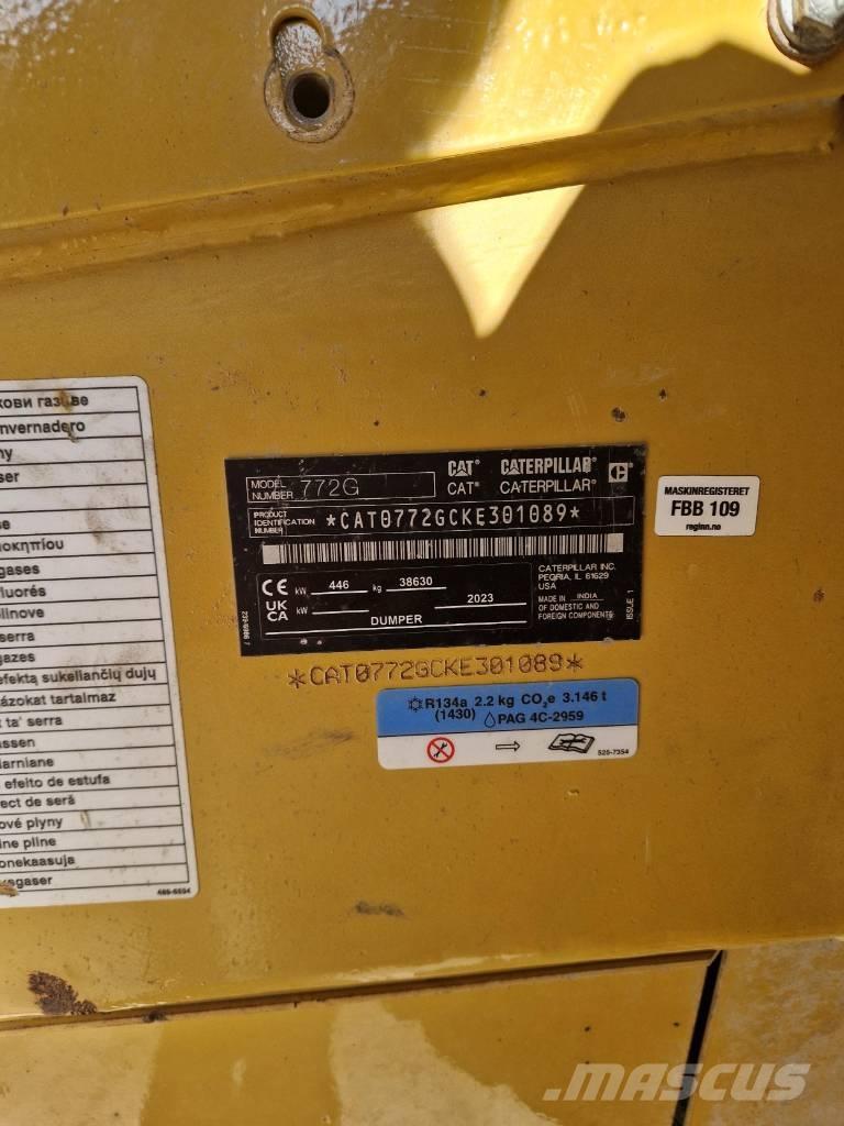 CAT 772 G Кар`єрні самоскиди