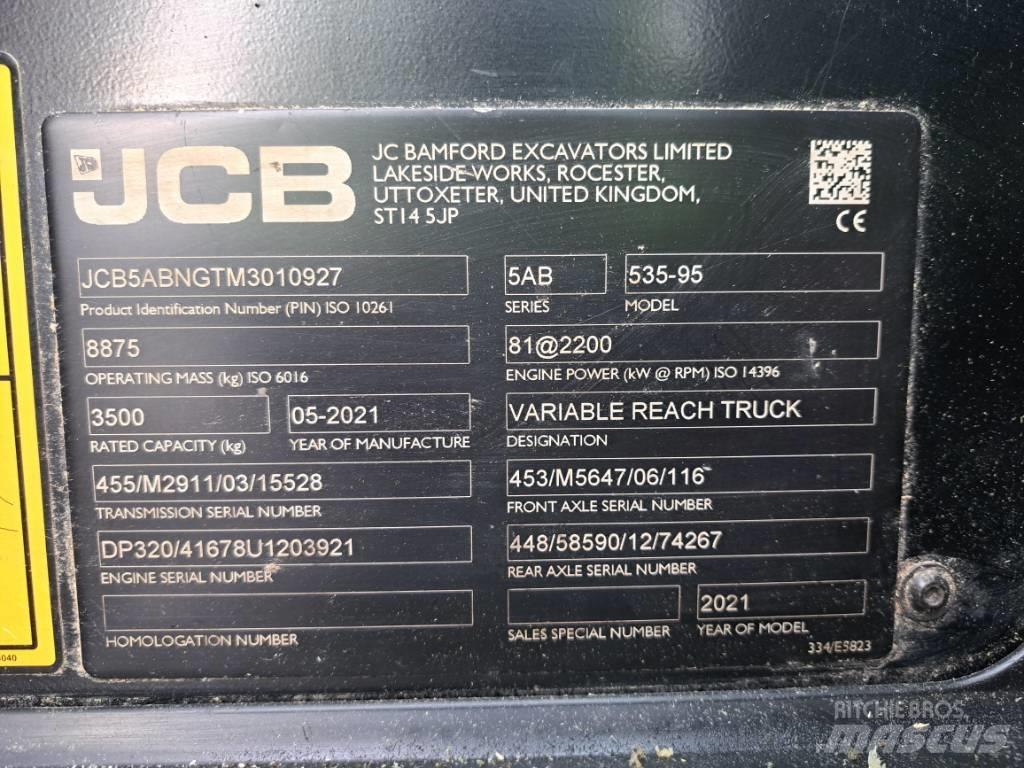 JCB 535-95 Телескопічні навантажувачі