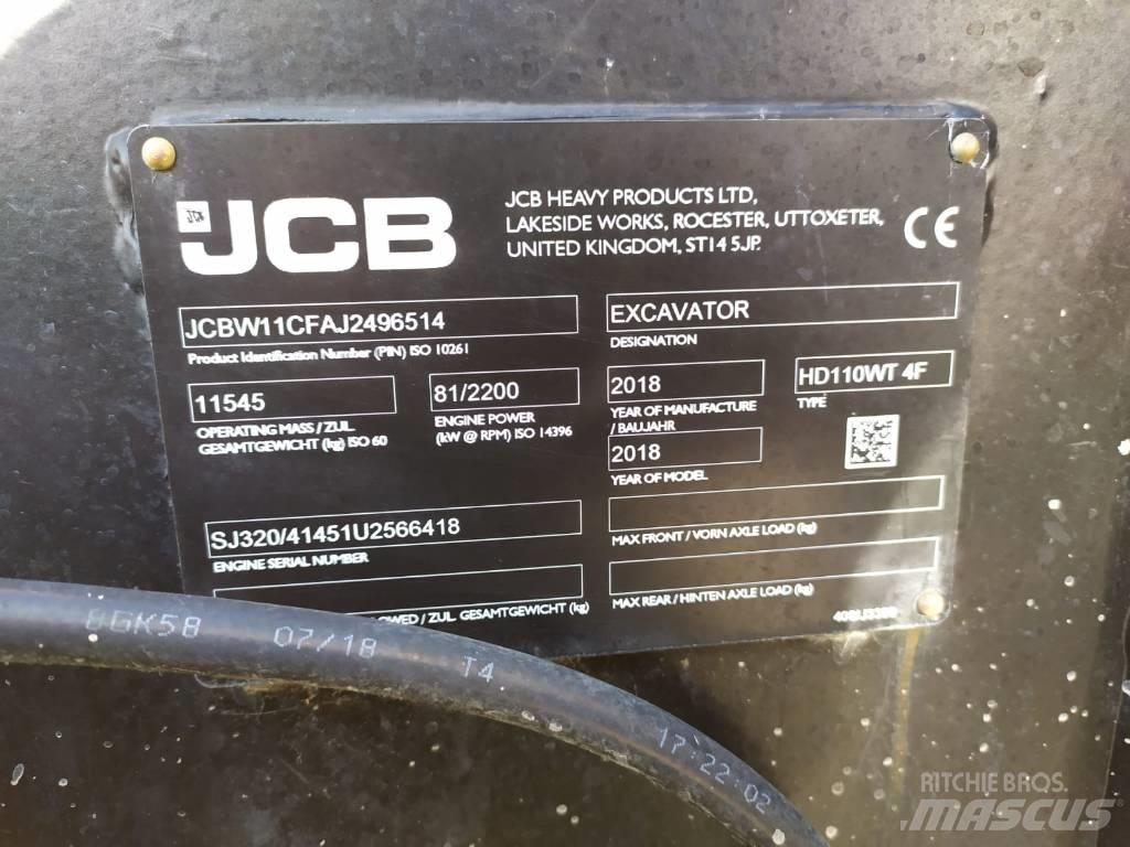 JCB Hydradig Колісні екскаватори