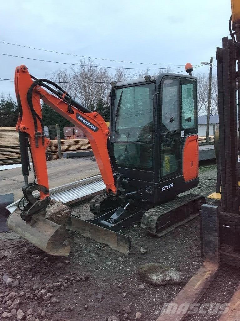Doosan DX 19 Міні-екскаватори < 7т