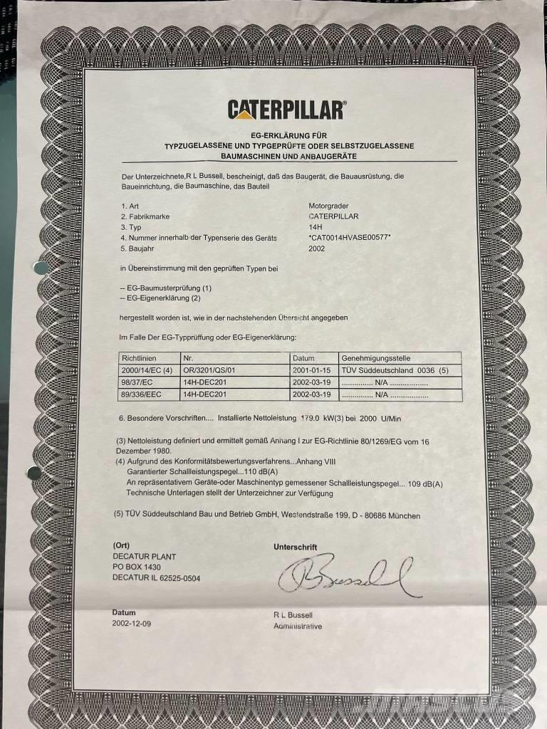 CAT 14 H VHP Грейдери