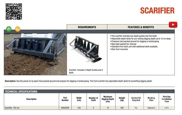 Bobcat Scarifier Комунальна техніка - Інші