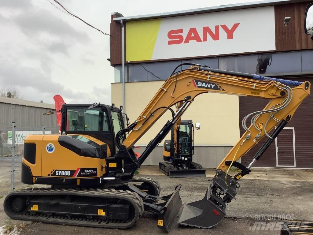 Sany SY80U Середні екскаватори 7т. - 12т.