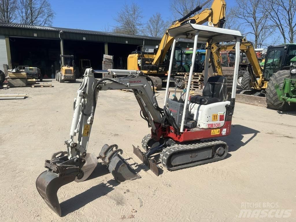 Takeuchi TB108 Міні-екскаватори < 7т