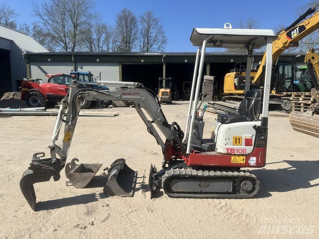 Takeuchi TB108 Міні-екскаватори < 7т