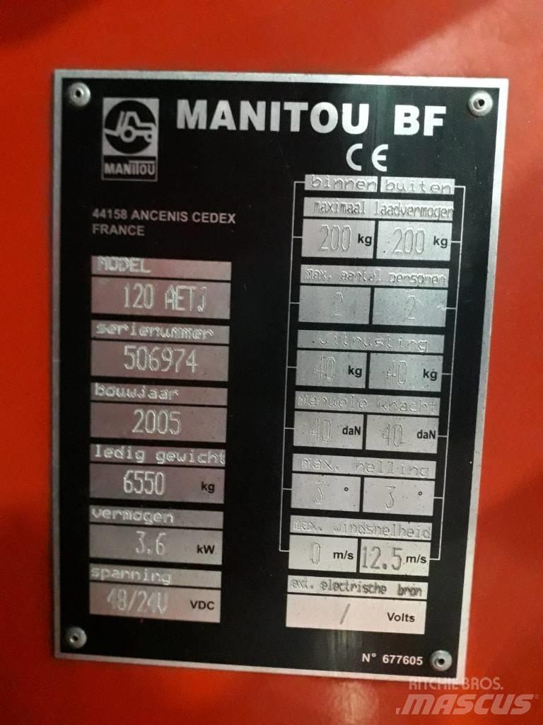 Manitou 120 AETJ Колінчаті підйомники