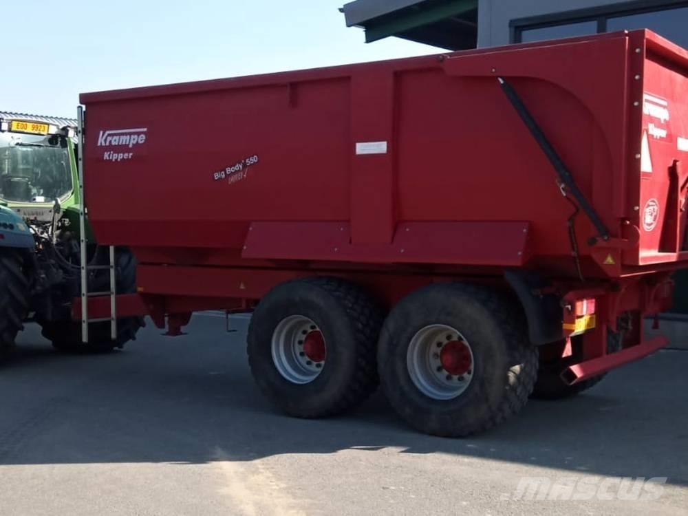 Krampe Big Body 550 Напівпричепи-платформи/бічне розвантаження