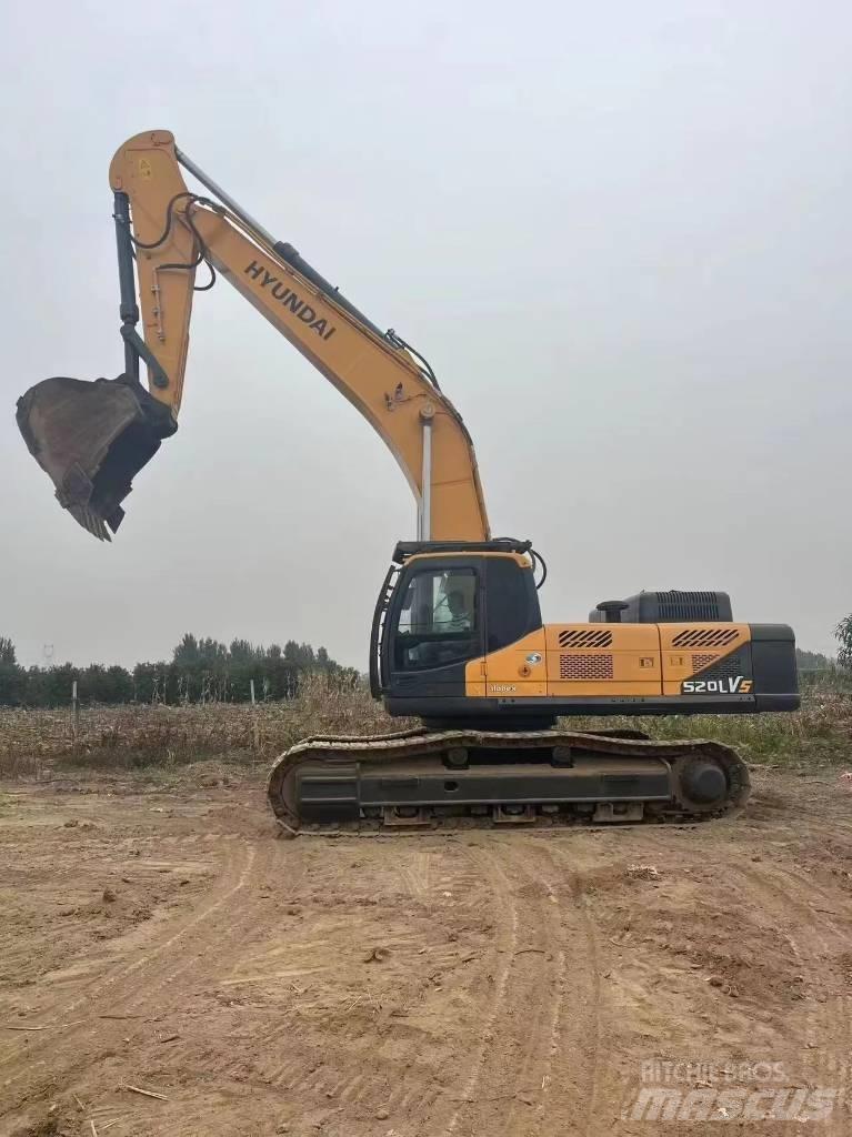 Hyundai Robex 520 VS Гусеничні екскаватори