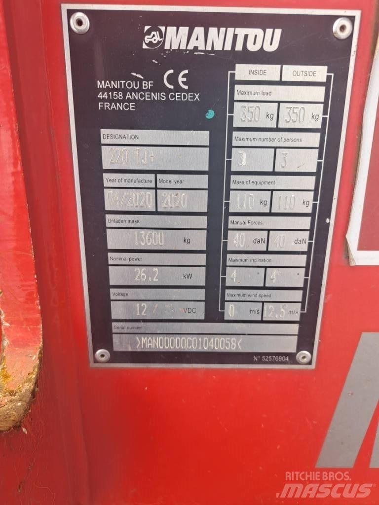 Manitou 220TJ Телескопічні підйомники