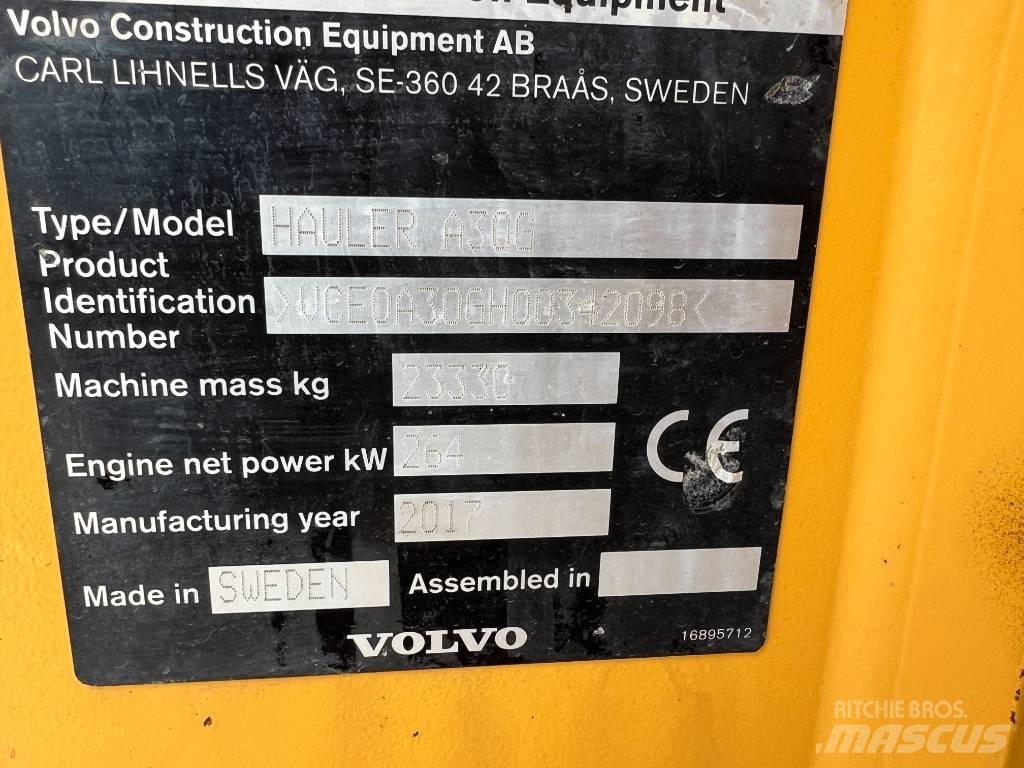 Volvo A30G Зчленовані самоскиди