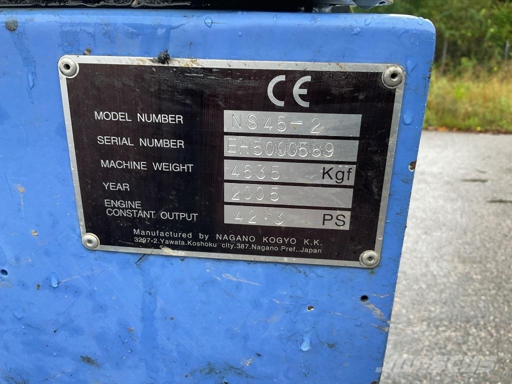 Nagano N50 Інше обладнання для вантажних і землекопальних робіт