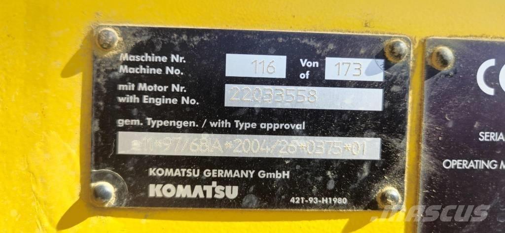 Komatsu PW 180-7EO Колісні екскаватори
