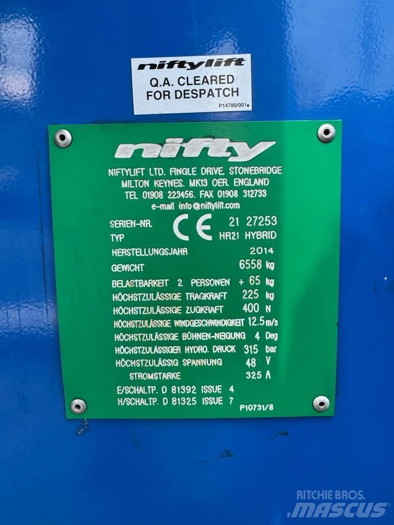 Niftylift HR 21 D E Колінчаті підйомники