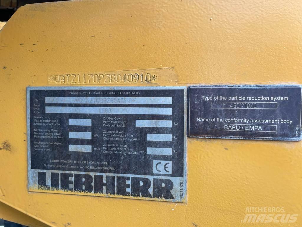 Liebherr L580 Фронтальні навантажувачі