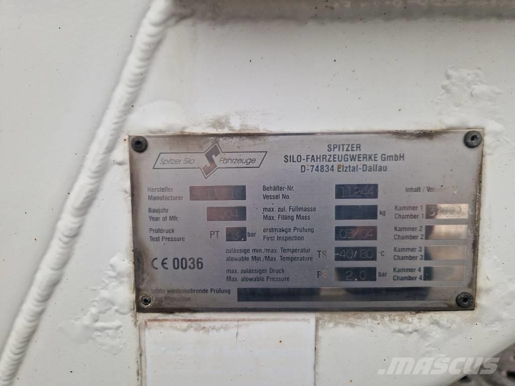 Spitzer SF 2737/2 P Напівпричепи-автоцистерни