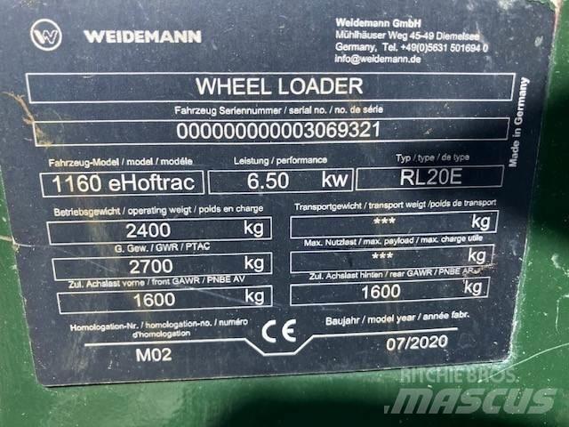 Weidemann 1160e Малі навантажувачі