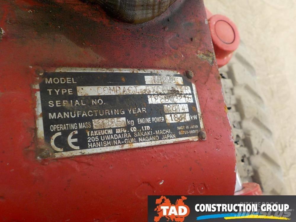 Takeuchi TB228 Міні-екскаватори < 7т