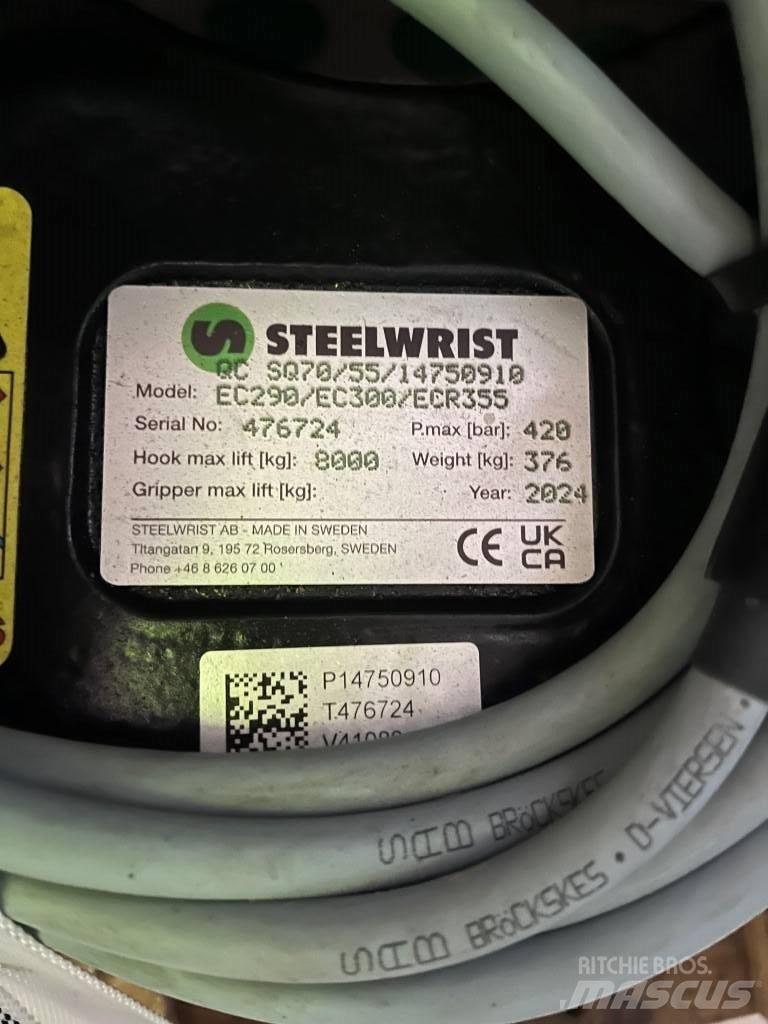 Steelwrist S70 Швидкі з`єднувачі