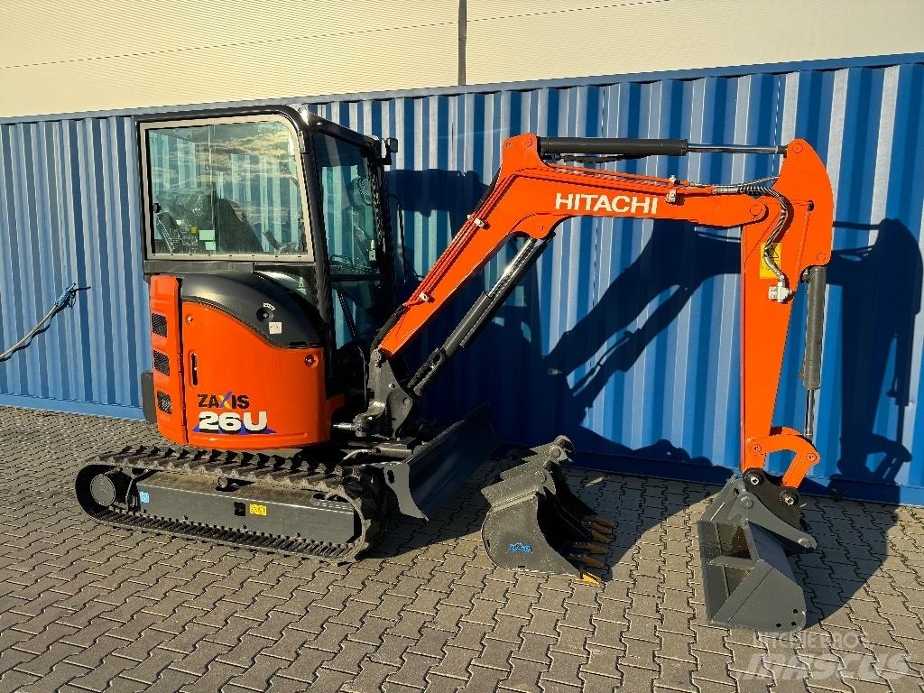 Hitachi ZX 26 U-6 Міні-екскаватори < 7т