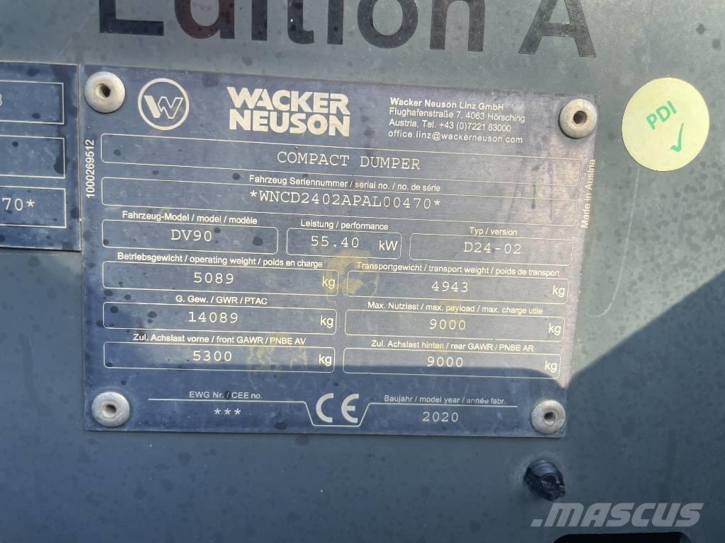 Wacker Neuson DV 90 Міні самоскиди