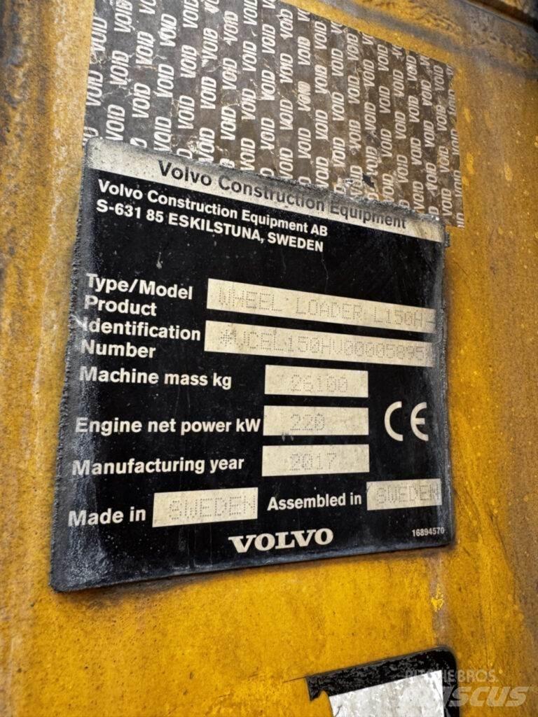 Volvo L150H Фронтальні навантажувачі