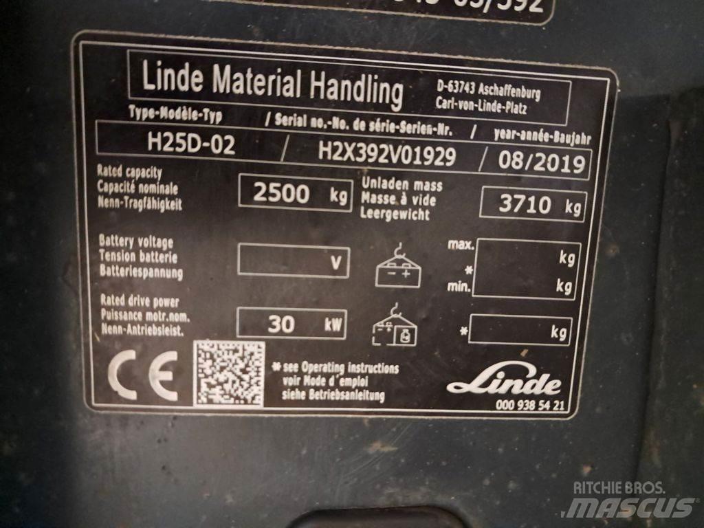 Linde H25D-02 Дизельні навантажувачі