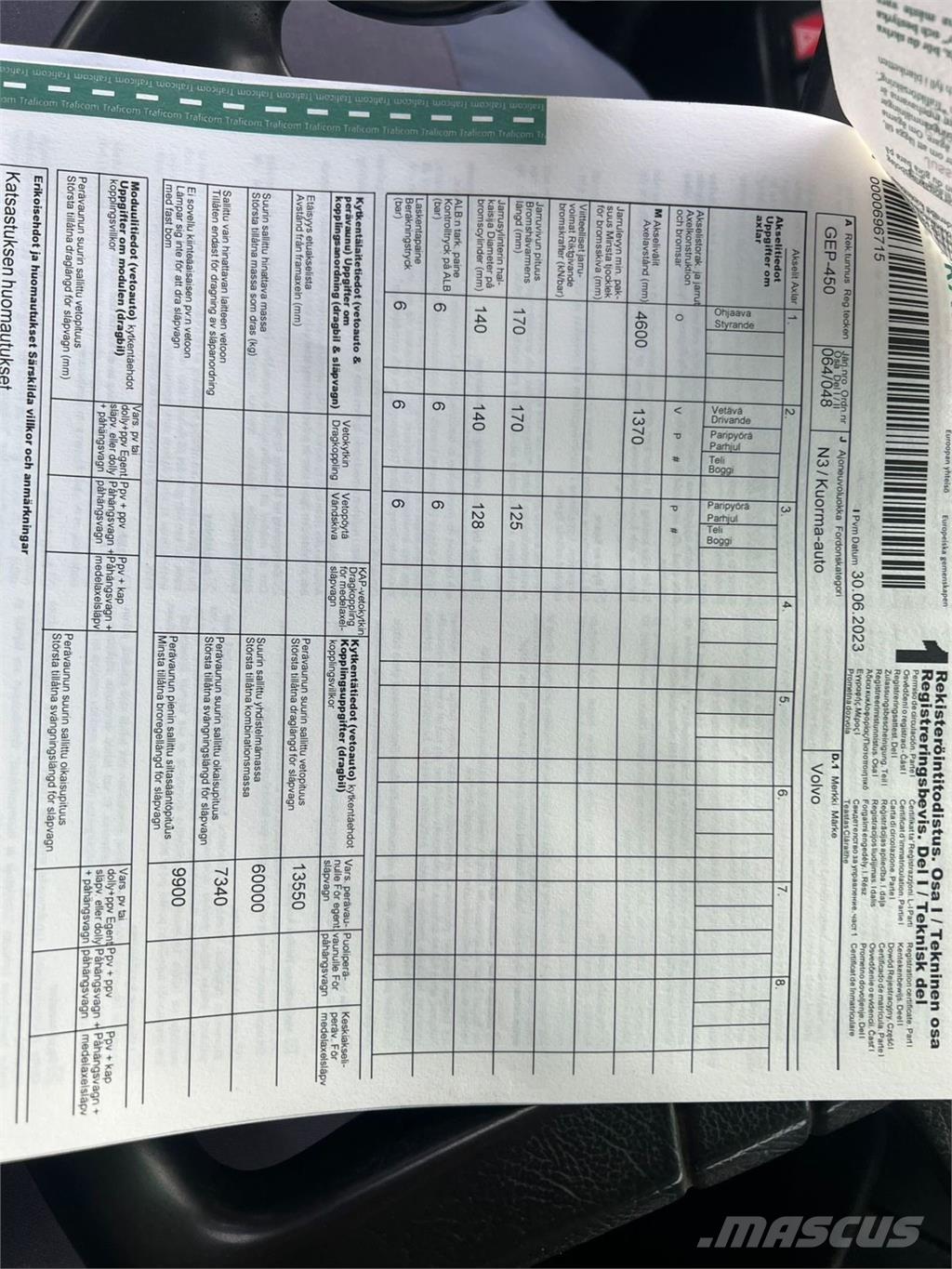 Volvo FH12 6X2 Контейнеровози