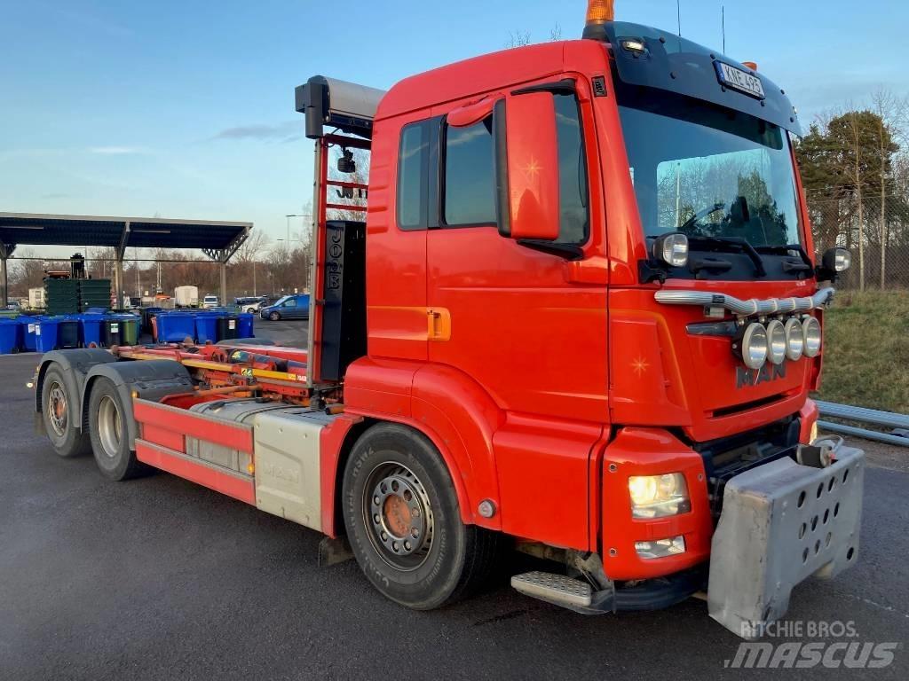 MAN TGS 26.460 LL Вантажівки з гаковим підйомом