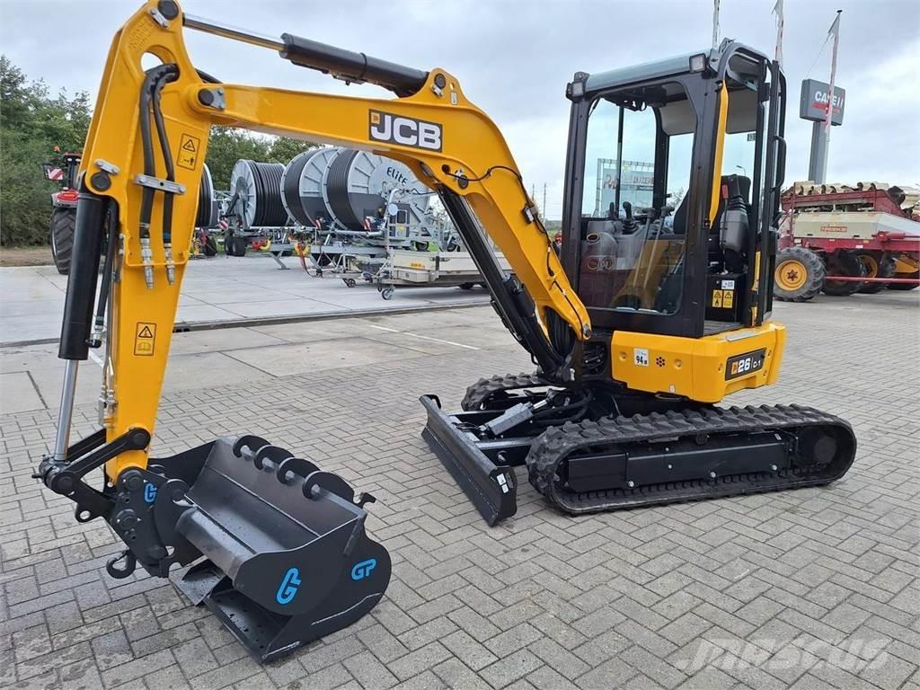JCB 26C-1 Міні-екскаватори < 7т