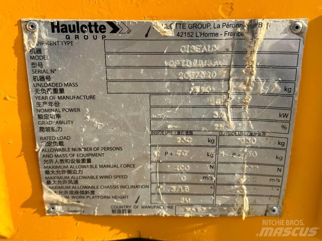 Haulotte OPTIMUM 8 Підйомники-ножиці