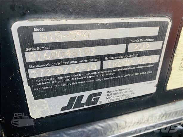JLG G 10-55 A Телескопічні навантажувачі