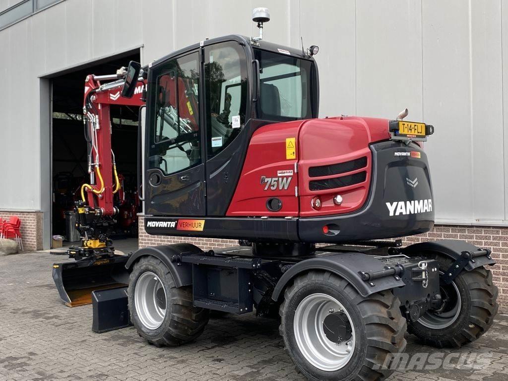 Yanmar B75W Колісні екскаватори