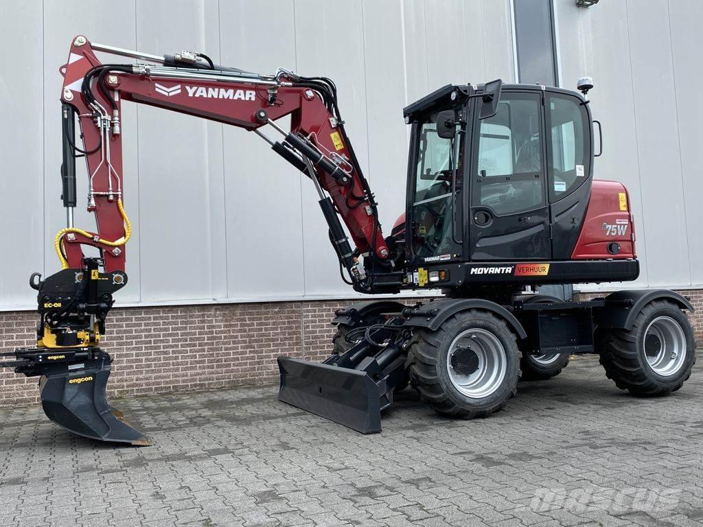 Yanmar B75W Колісні екскаватори