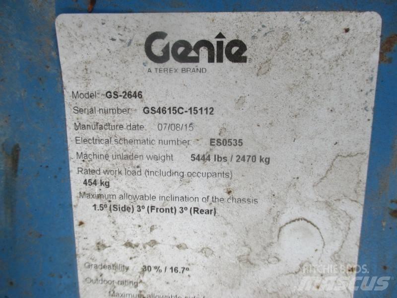 Genie GS 2646 Підйомники-ножиці