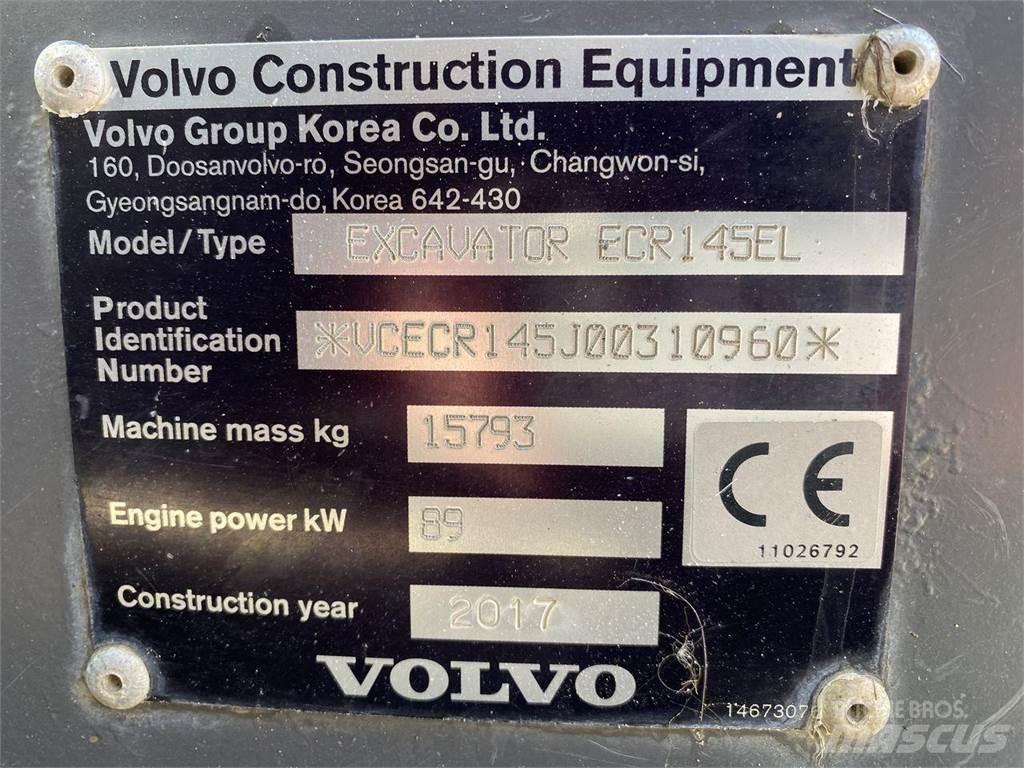 Volvo ECR145EL Гусеничні екскаватори