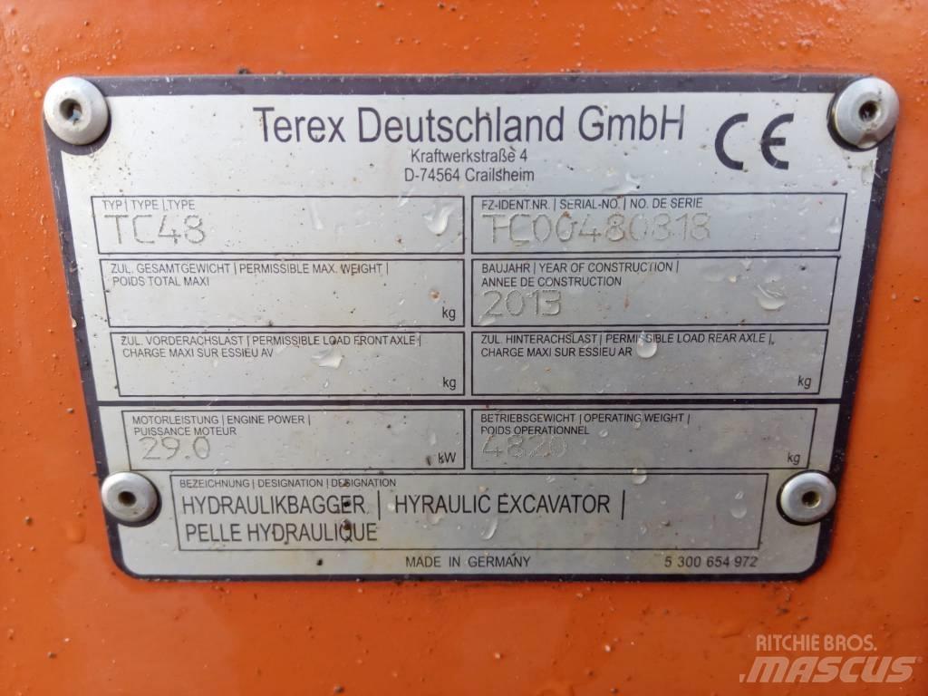 Terex TC 48 Міні-екскаватори < 7т