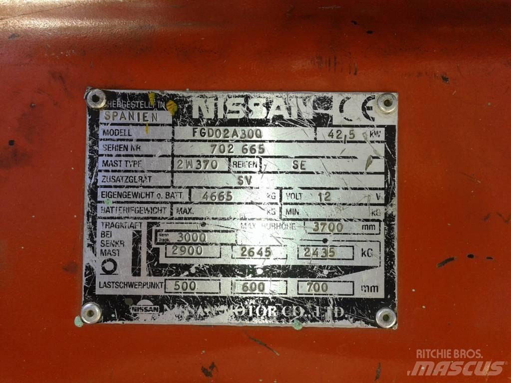 Nissan FGD09A30Q Дизельні навантажувачі