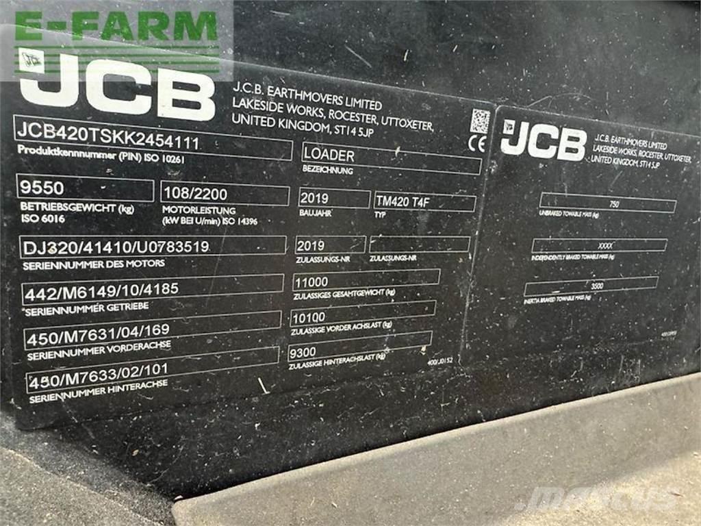JCB tm 420 Телескопічний навантажувач