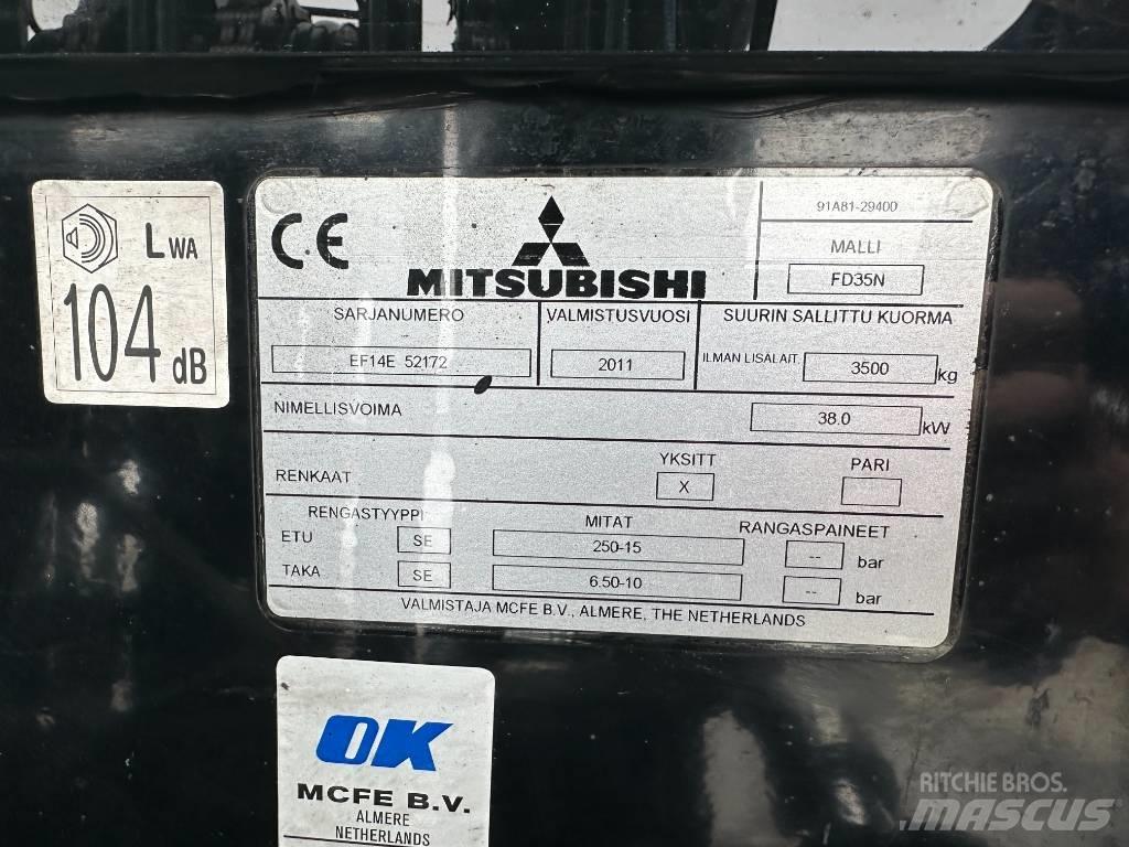 Mitsubishi FD 35 N Дизельні навантажувачі