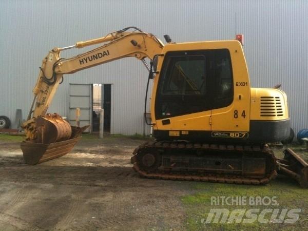 Hyundai R80-7 Середні екскаватори 7т. - 12т.