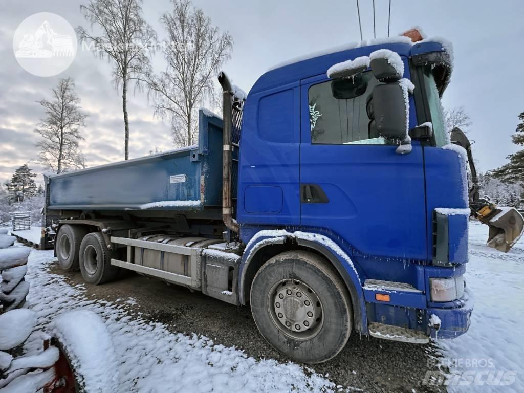 Scania R 124 GB 470 Вантажівки з гаковим підйомом