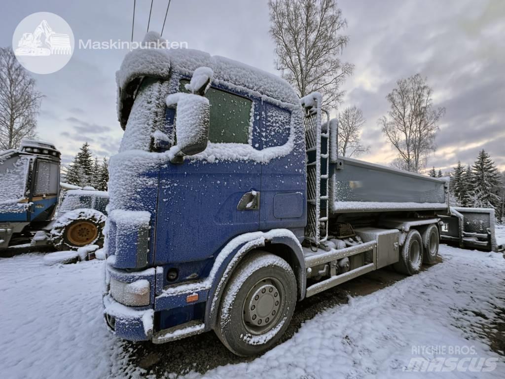 Scania R 124 GB 470 Вантажівки з гаковим підйомом