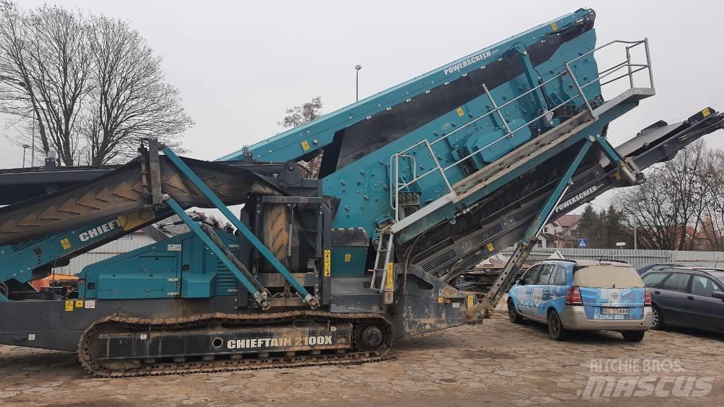 PowerScreen 2100 Мобільні грохоти