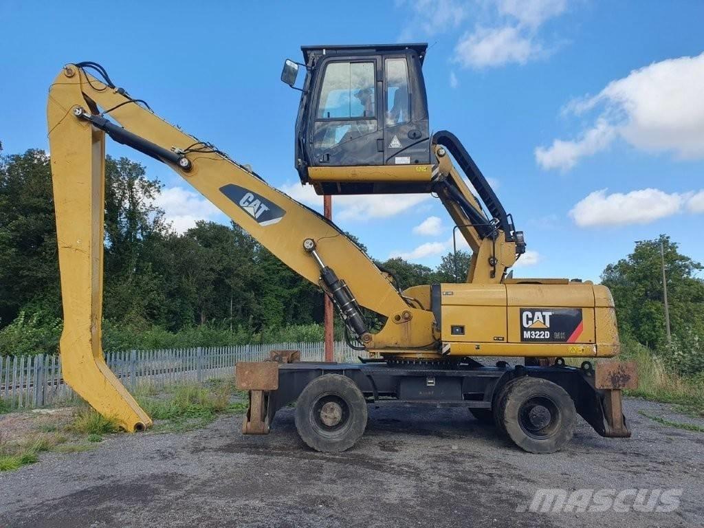 CAT M 322 D MH Перевантажувачі металобрухту/промислові навантажувачі