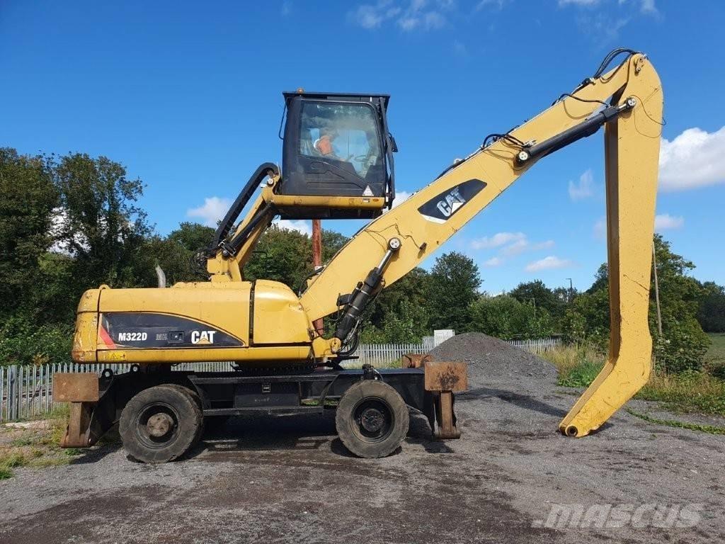 CAT M 322 D MH Перевантажувачі металобрухту/промислові навантажувачі