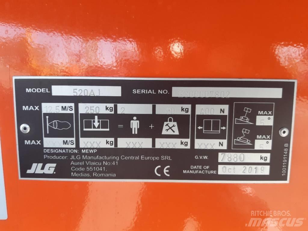JLG 520 AJ Колінчаті підйомники