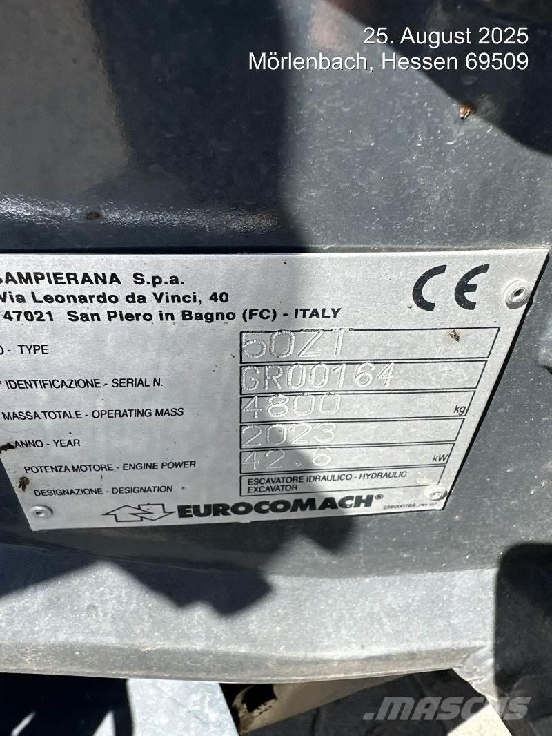 Eurocomach 50ZT Міні-екскаватори < 7т