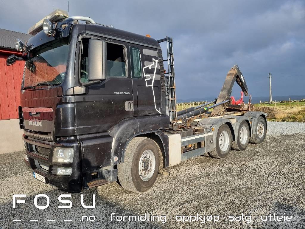 MAN TGS 35.540 Вантажівки з гаковим підйомом