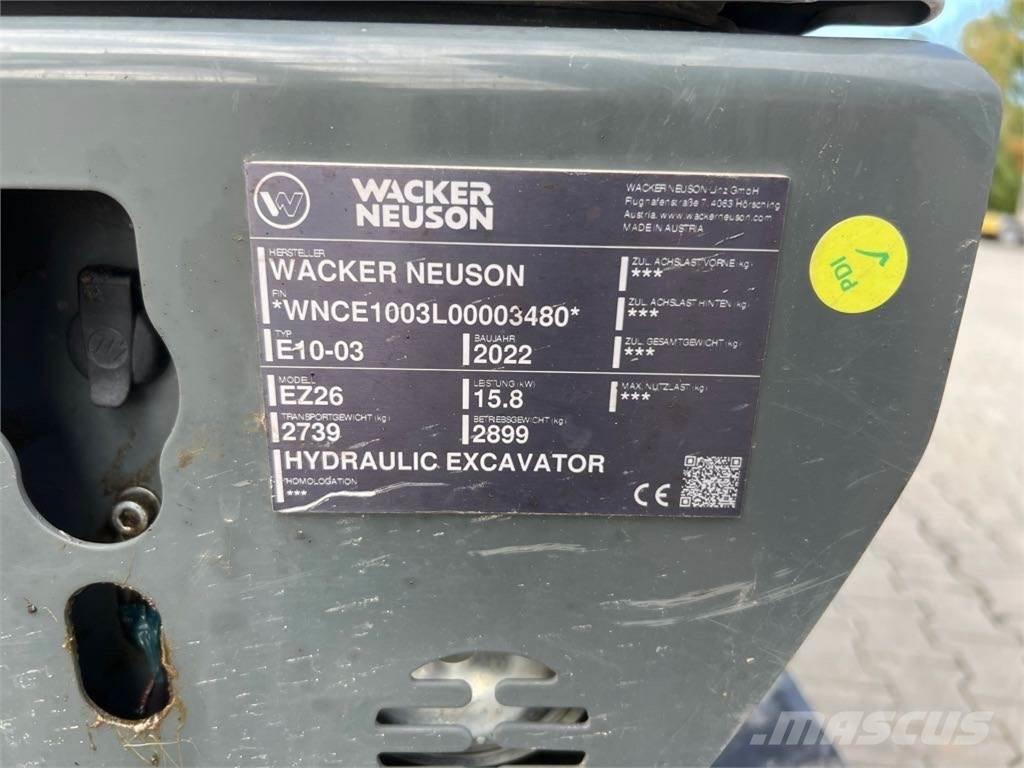 Wacker Neuson EZ26 Гусеничні екскаватори